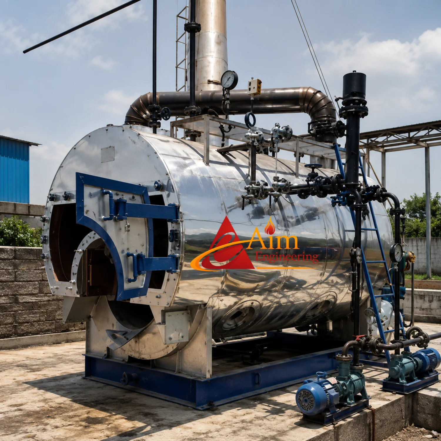 Solid Fuel Fired Hot Water Generator