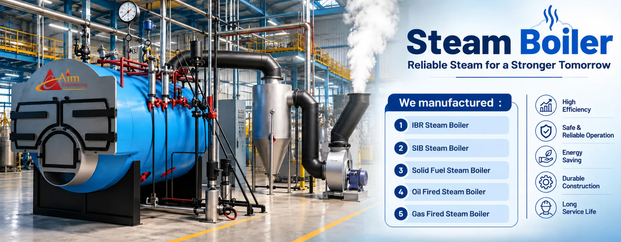 Steam Boiler Banner